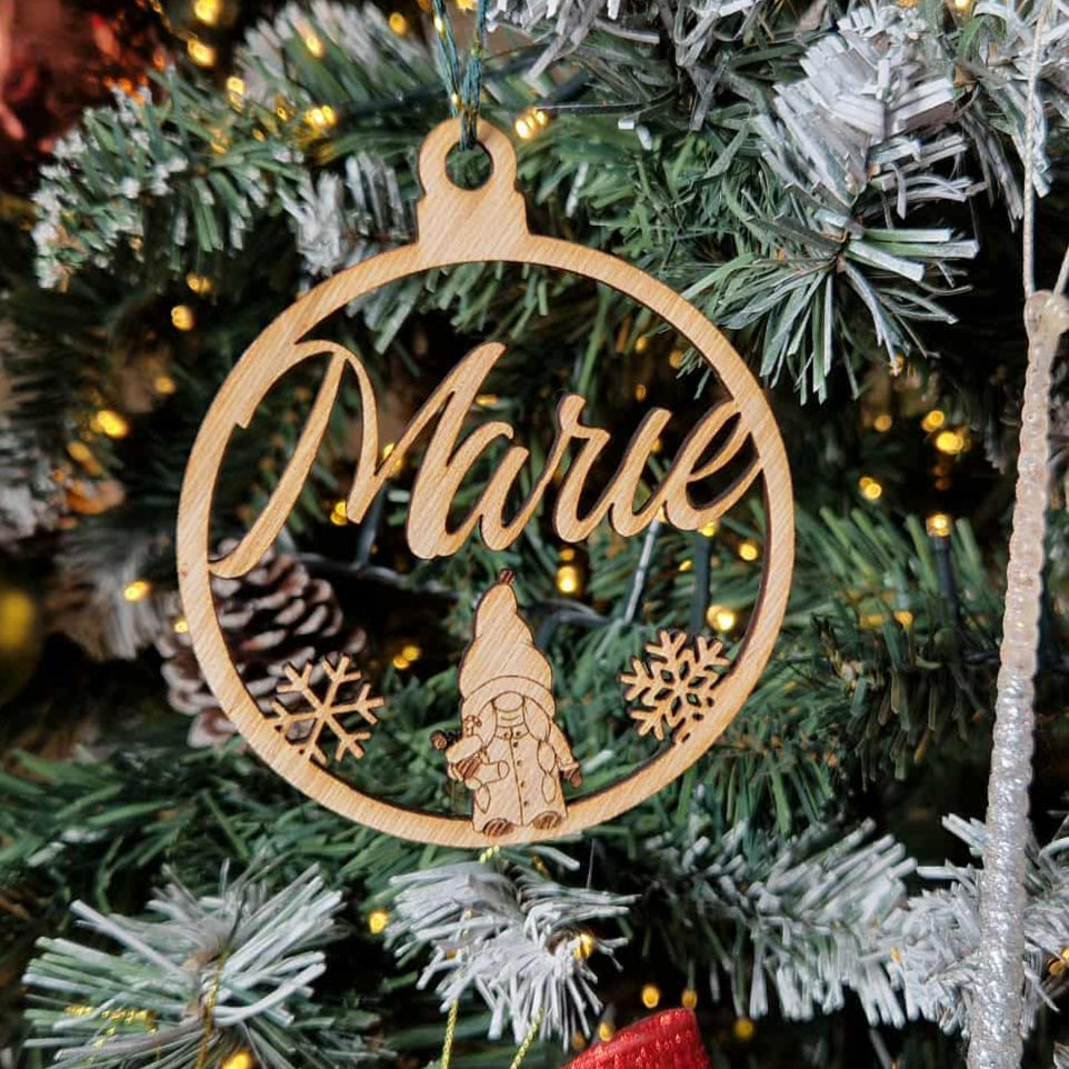 Boule de noël Personnalisée