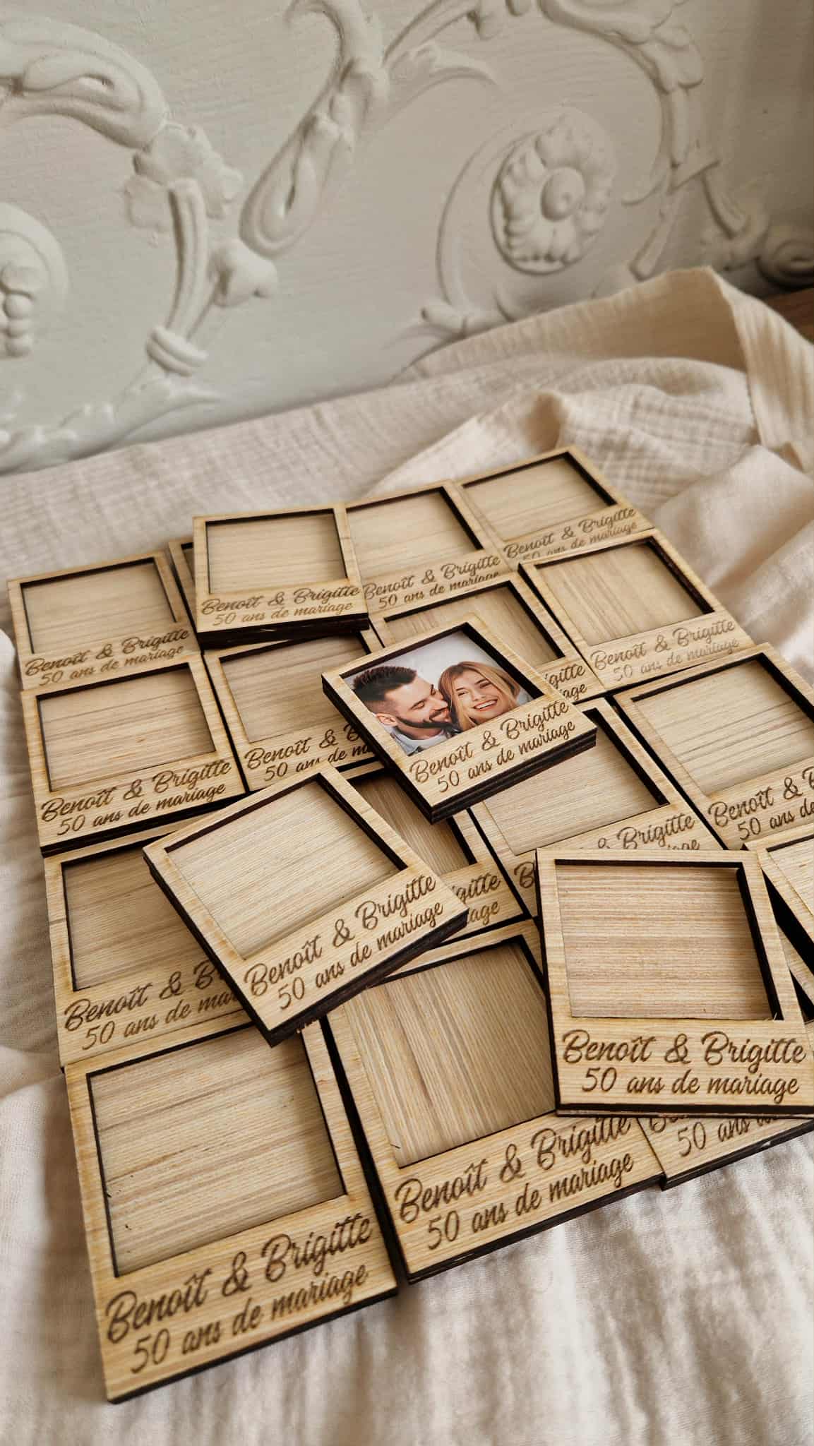 Magnet photo personnalisé – "Votre message sur-mesure"