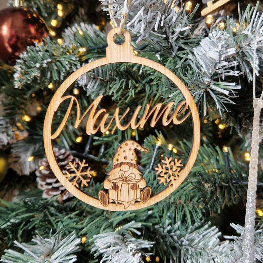 Boule de noël Personnalisée