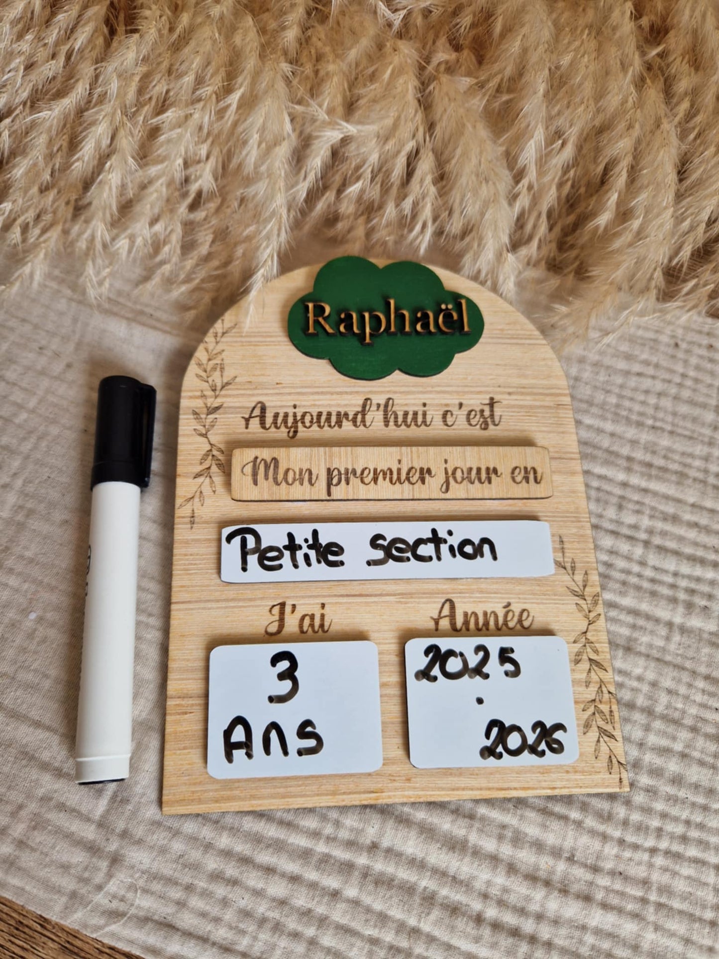 Panneau rentrée scolaire / Plaque rentrée scolaire