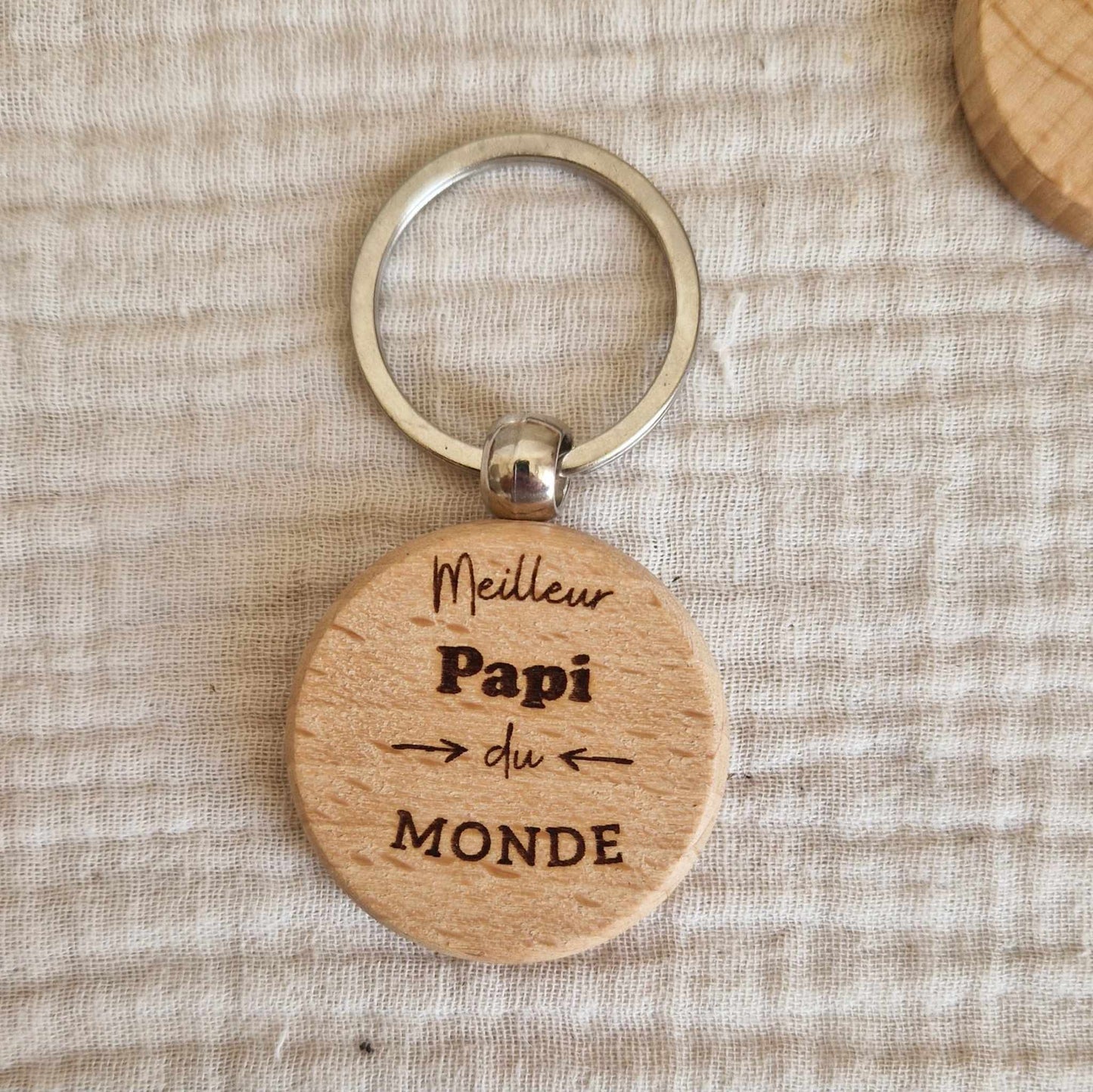 Porte clé Personnalisé en bois
