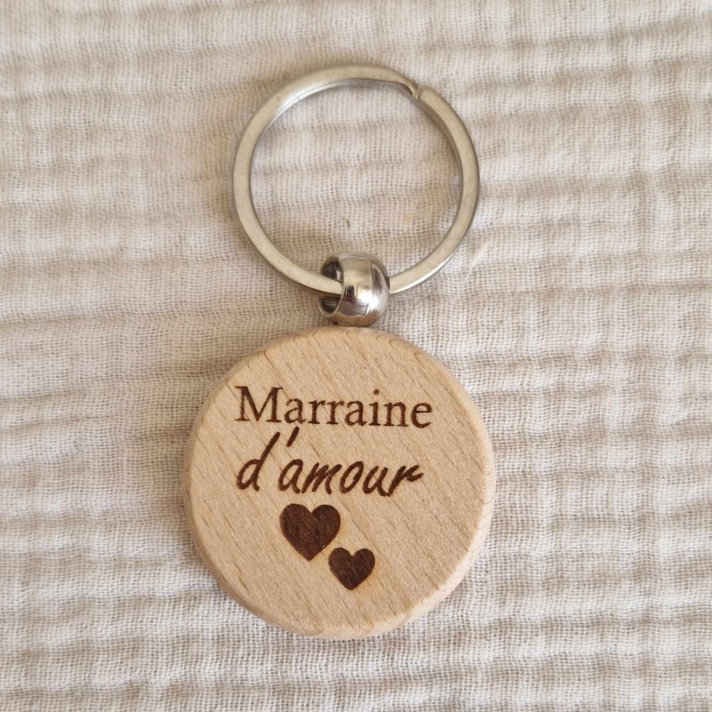Porte clé Personnalisé en bois