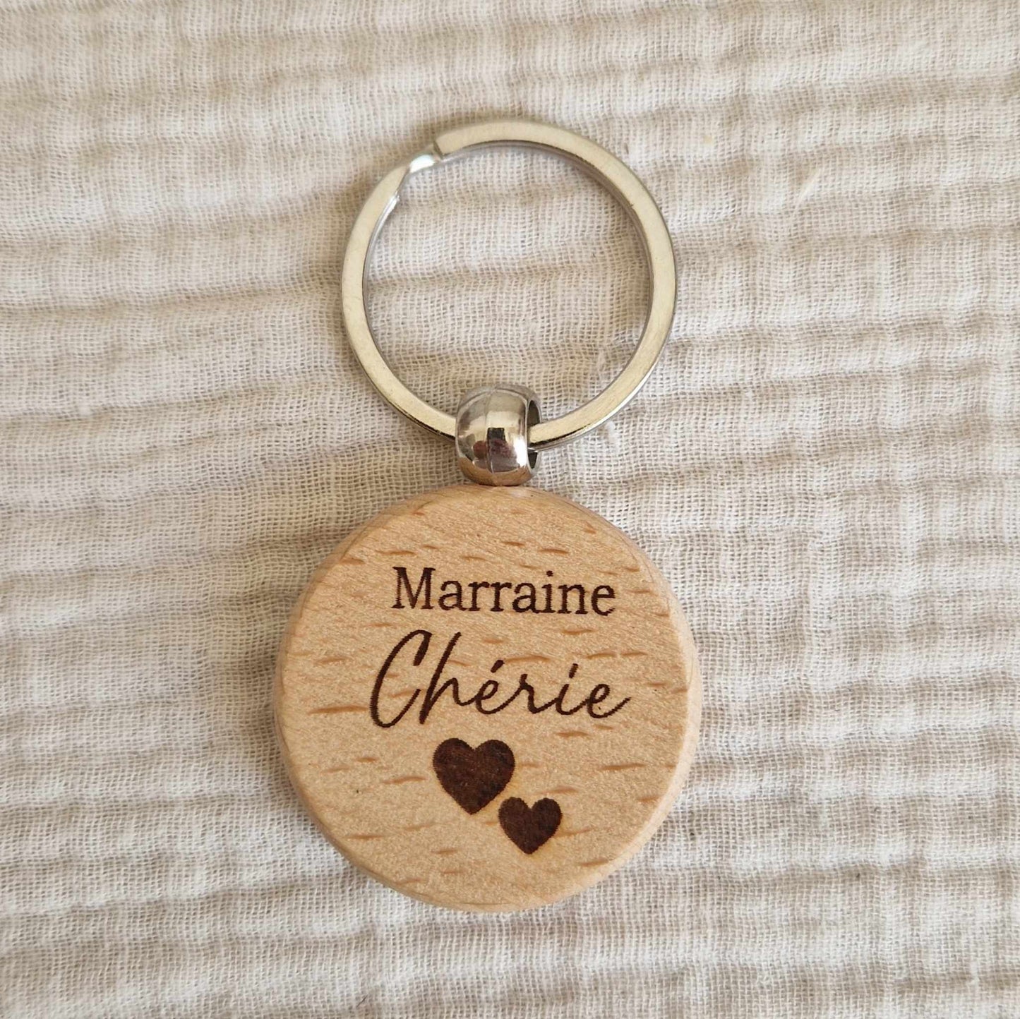 Porte clé Personnalisé en bois