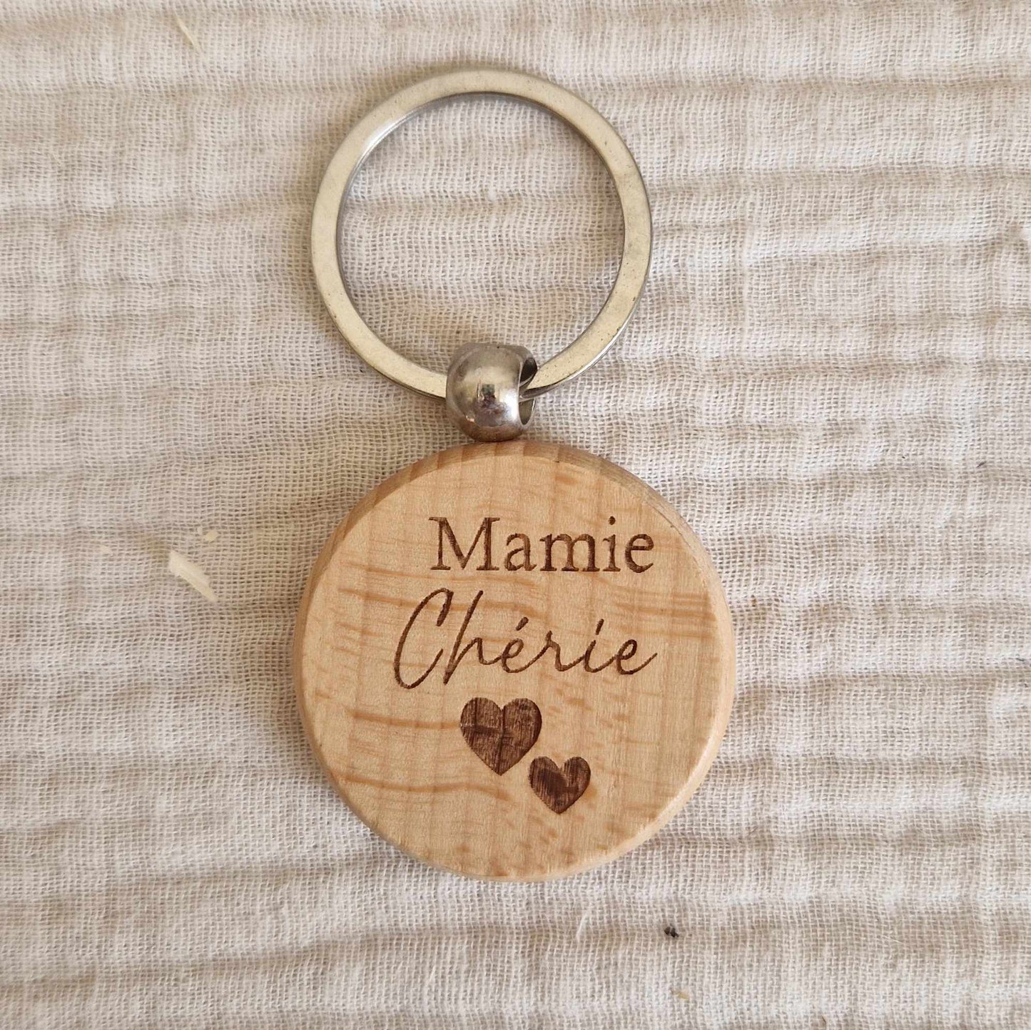 Porte clé Personnalisé en bois