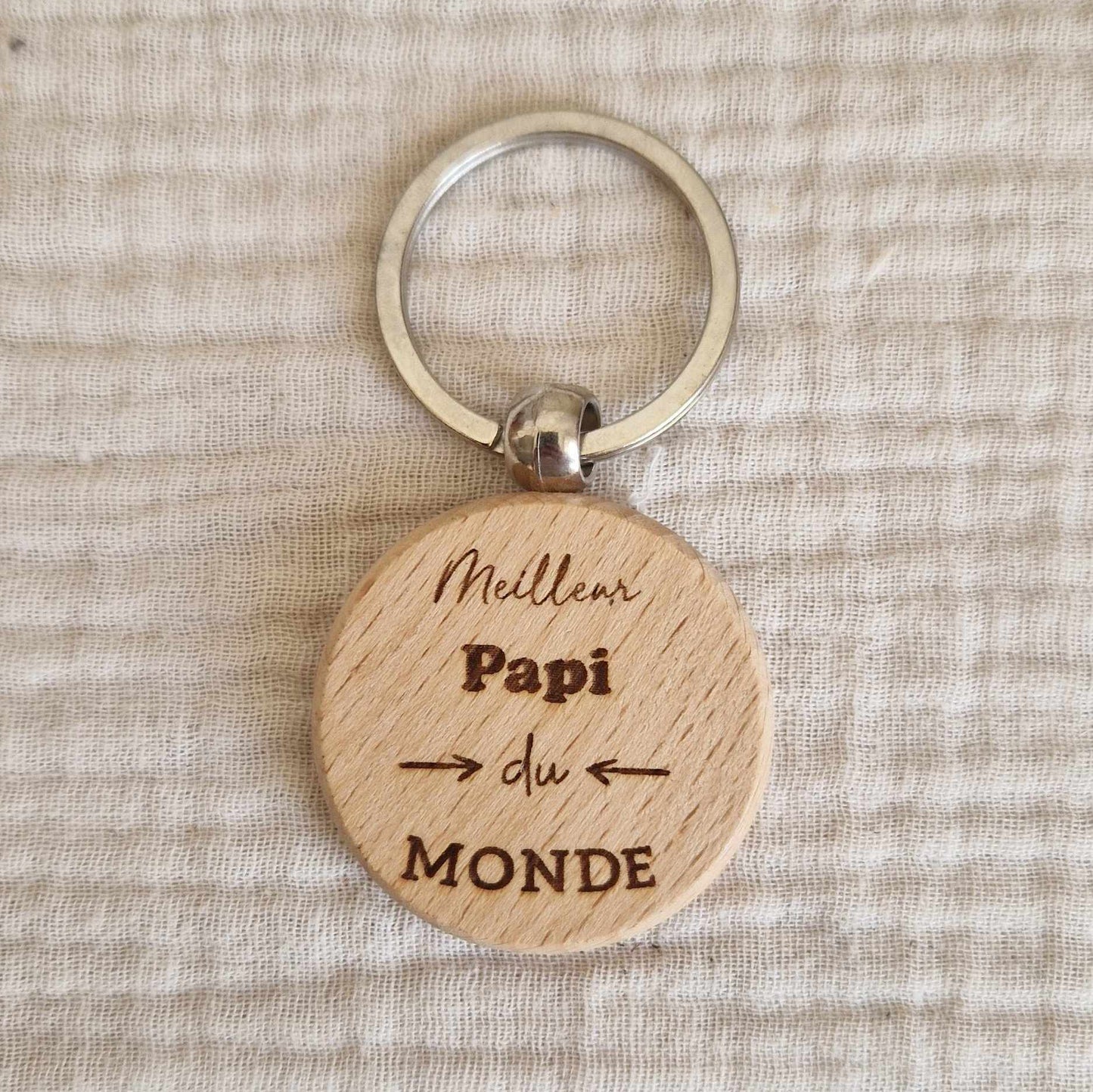 Porte clé Personnalisé en bois