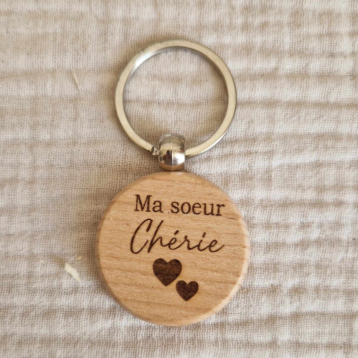 Porte clé Personnalisé en bois