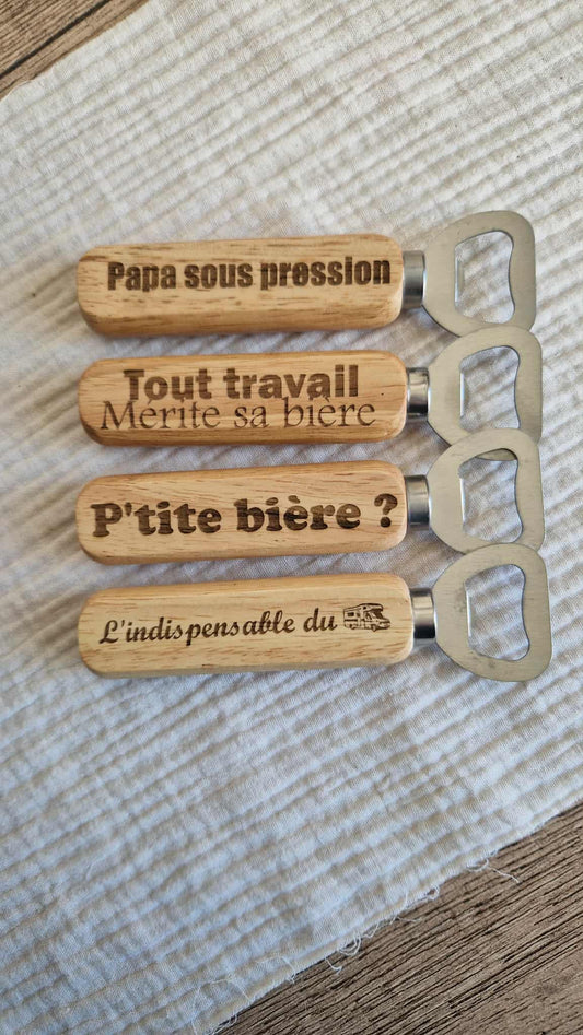 Décapsuleur en bois