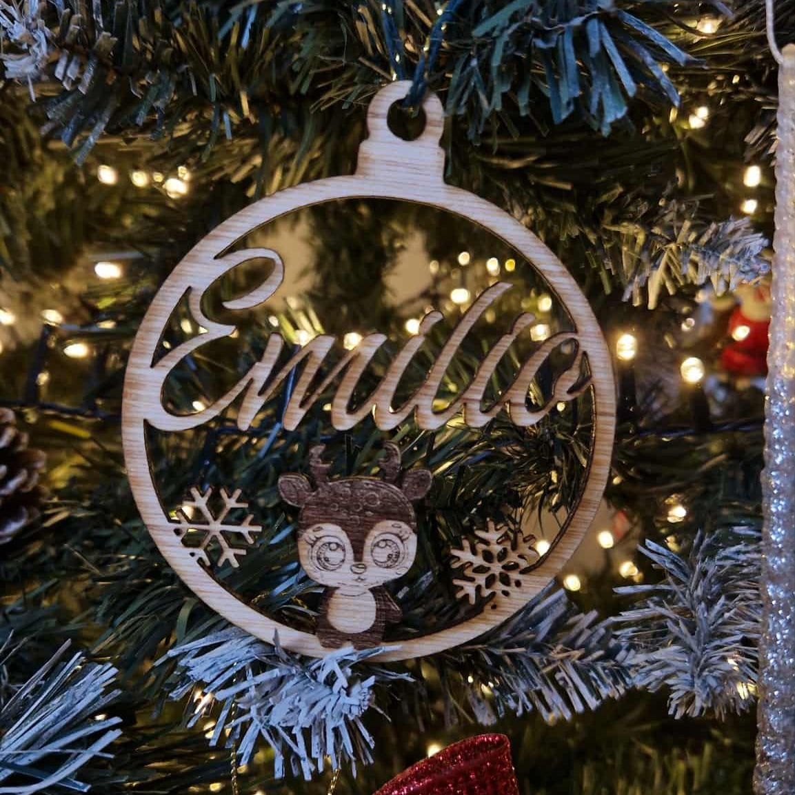 Boule de noël Personnalisée