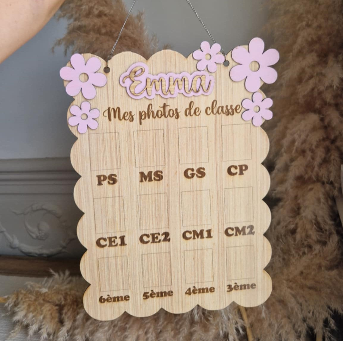 Panneau "Mes 12 premiers mois" personnalisé – Prénom, thème et texte de naissance