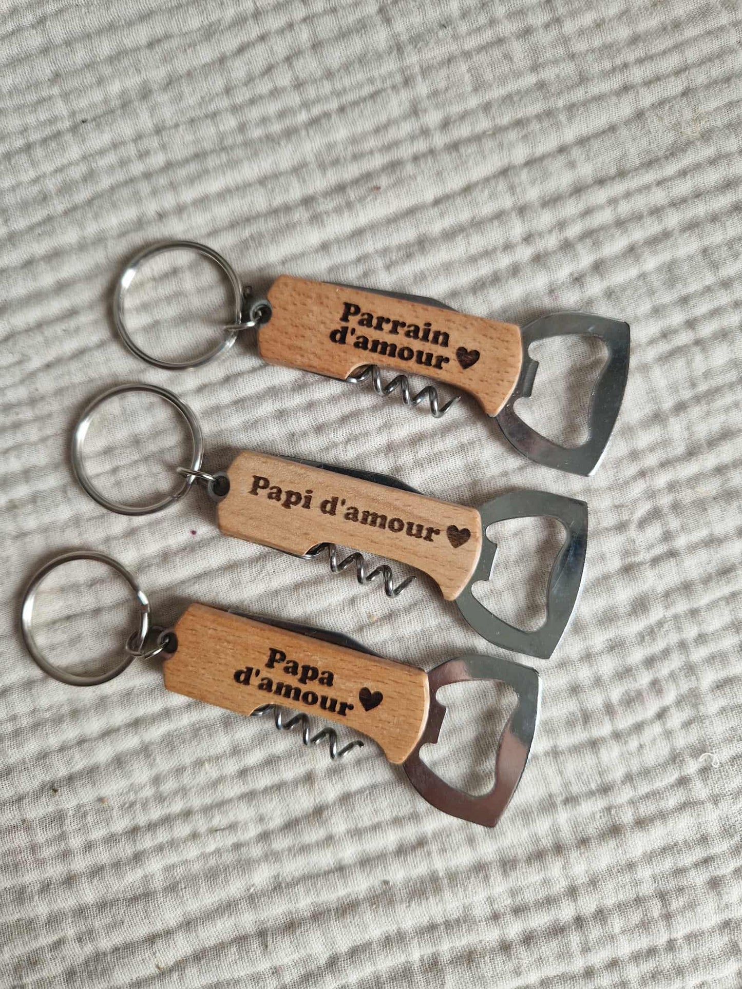 Porte clé décapsuleur