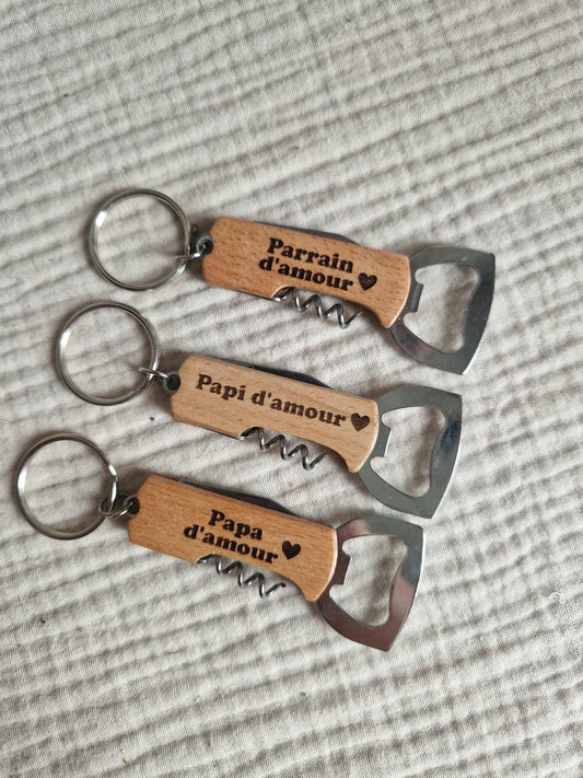 Porte clé décapsuleur