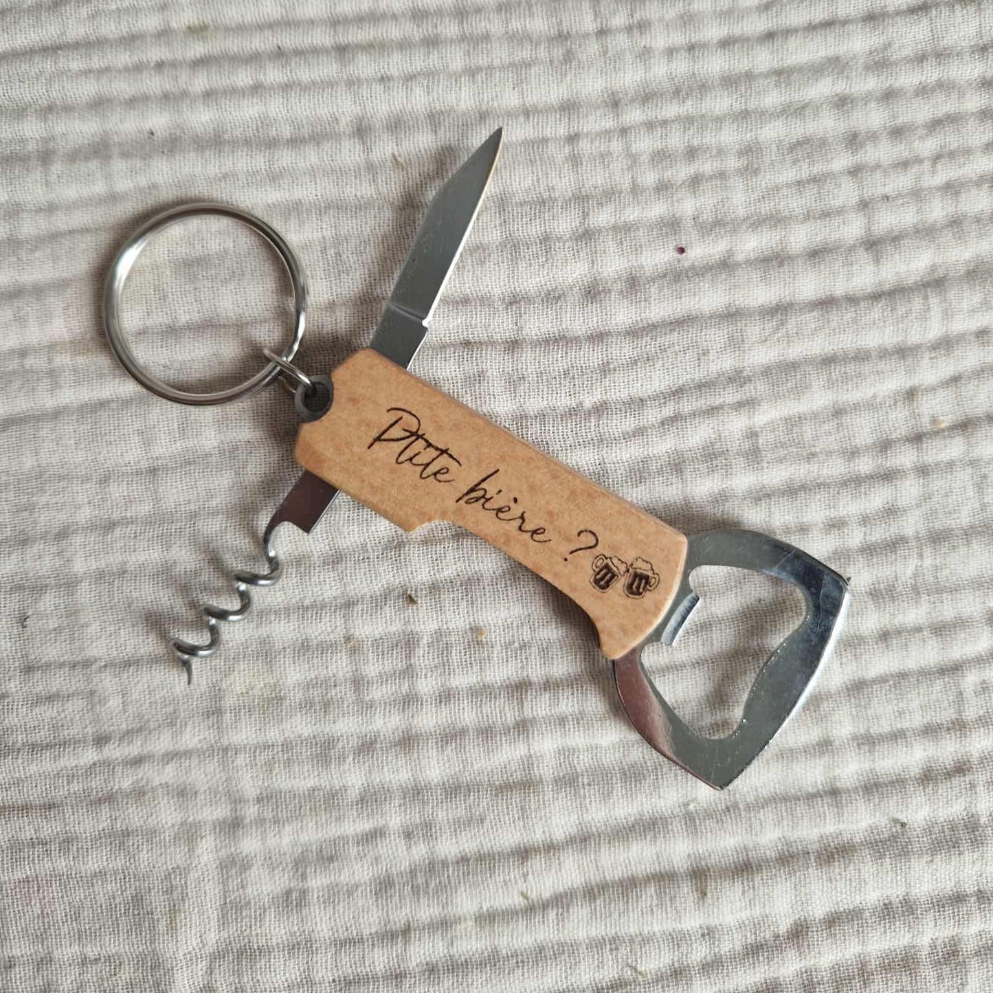 Porte clé décapsuleur
