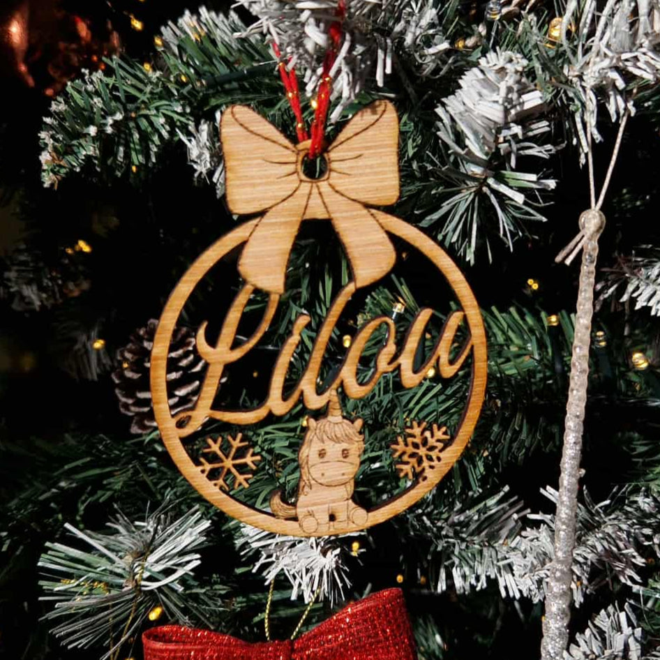 Boule de noël Personnalisée