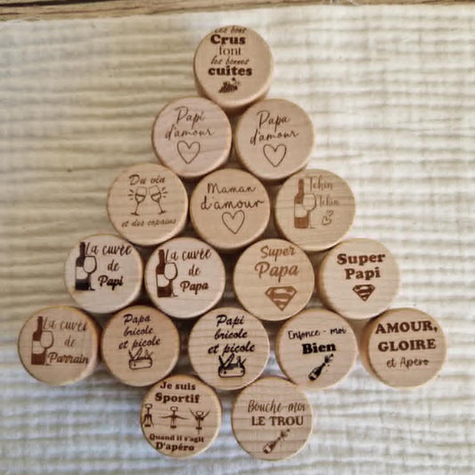 Bouchon de bouteille Phrase