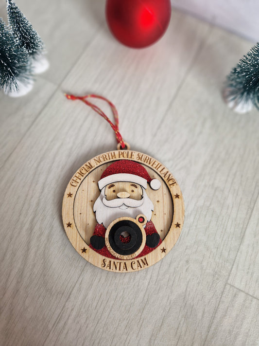 Boule de noël - La caméra du père noël
