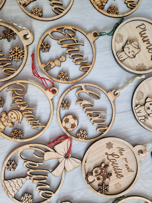 Boule de noël Personnalisée