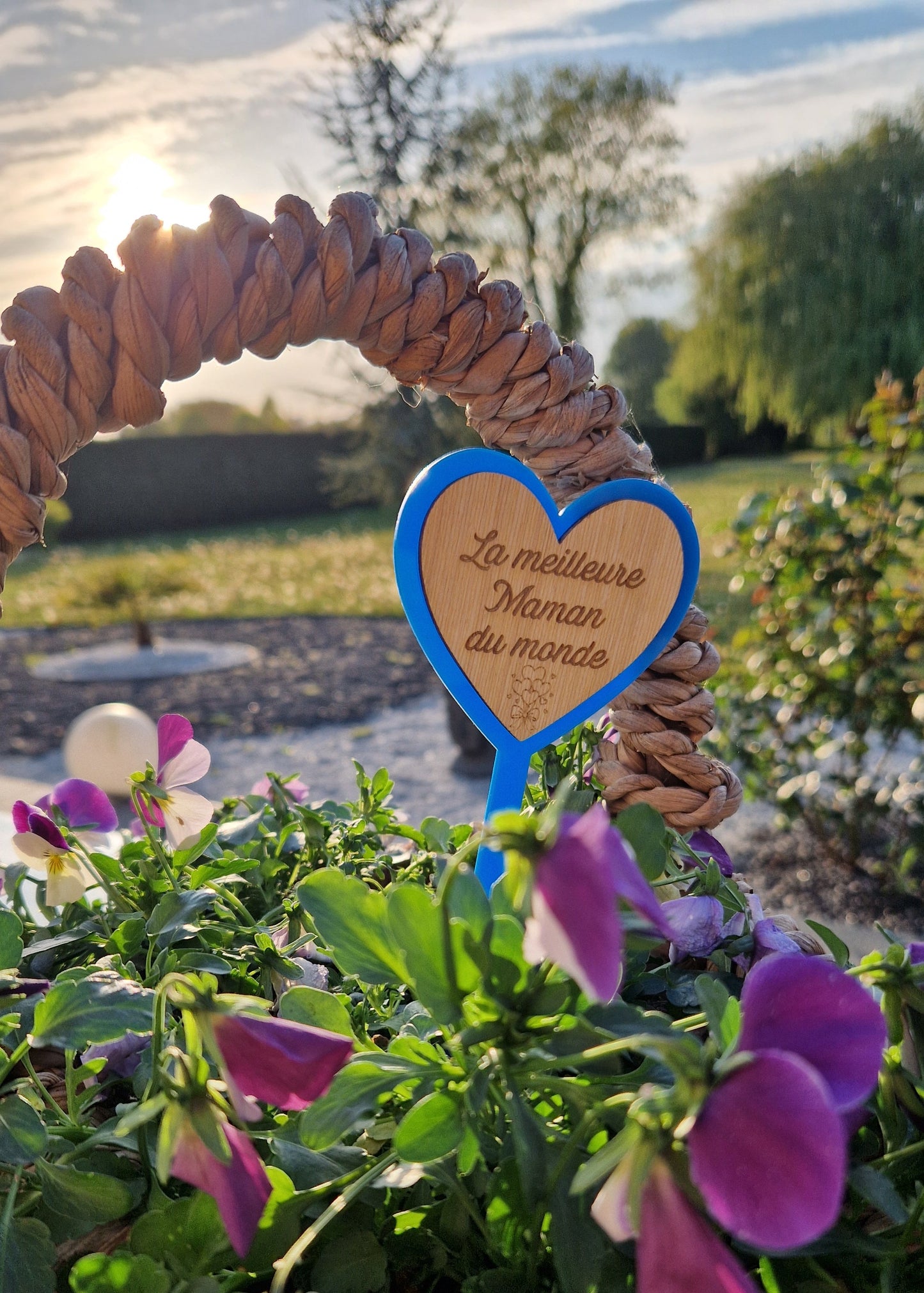 Topper bouquet personnalisé – Maman