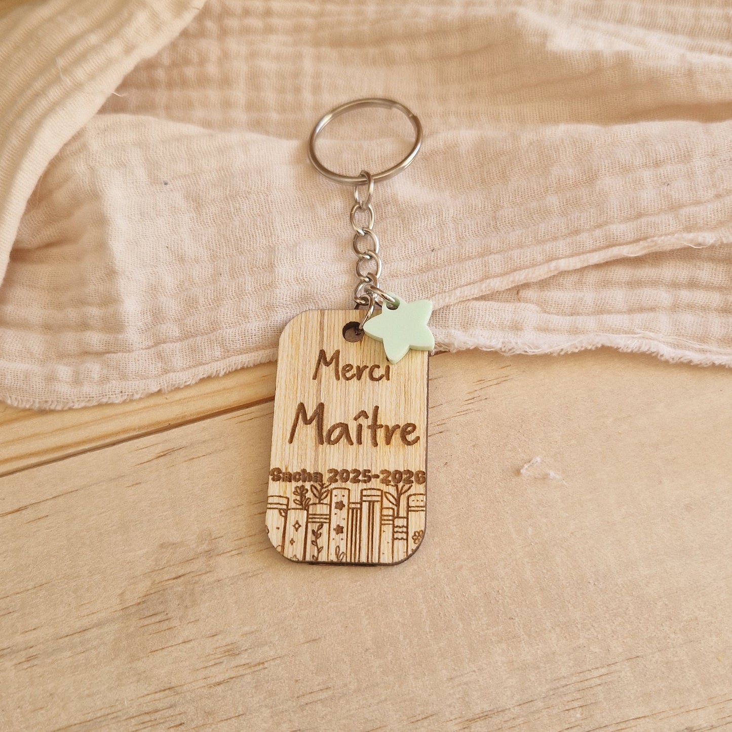 Porte clé breloque - Maître - Maîtresse