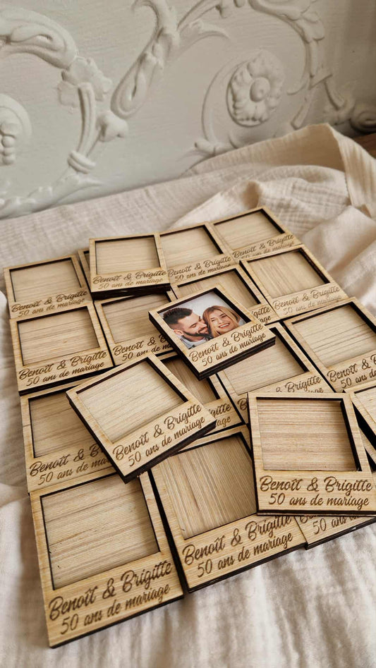 Magnet photo personnalisé – "Votre message sur-mesure"