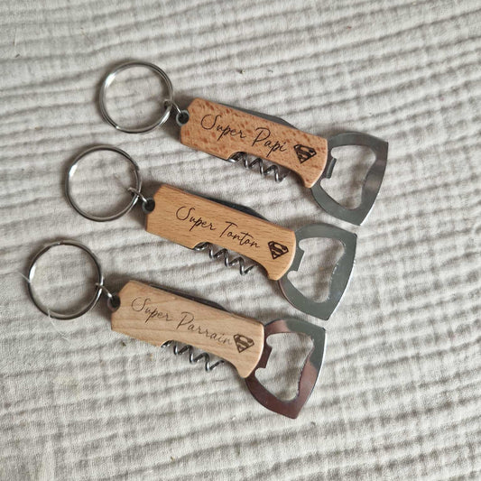 Porte clé décapsuleur