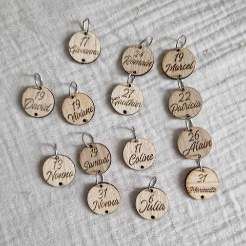 Pastille individuelle pour calendrier anniversaire