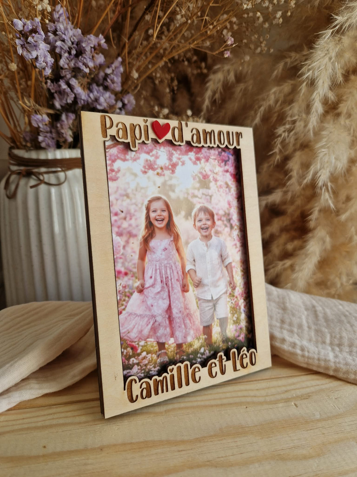 Cadre photo - Papi d'amour