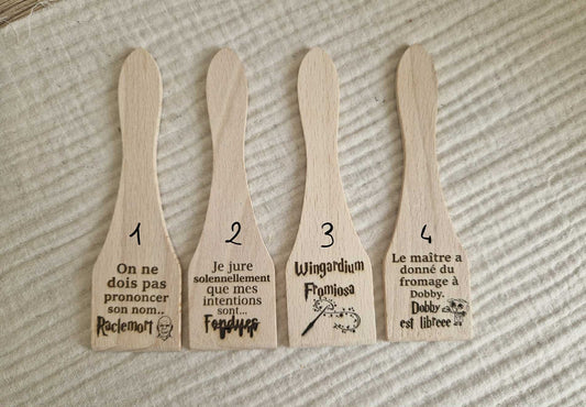 Lot de 4 Spatules à raclette Harry Potter