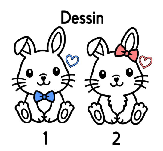 Sac Lapin de pâques - enfant - personnalisé
