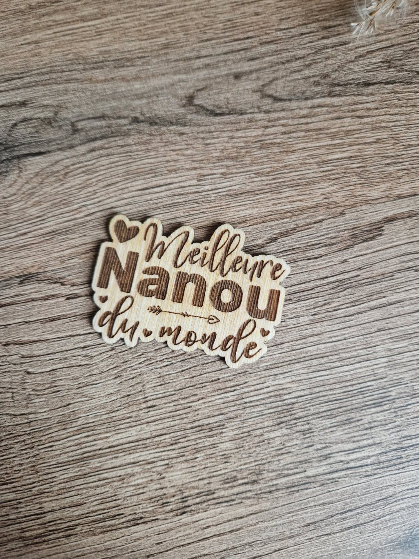 Magnet en bois - Fêtes des Mamies