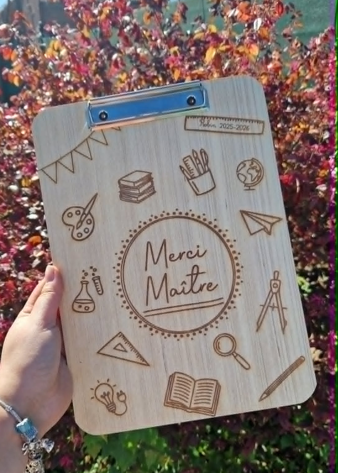 Porte-documents - Merci Maître