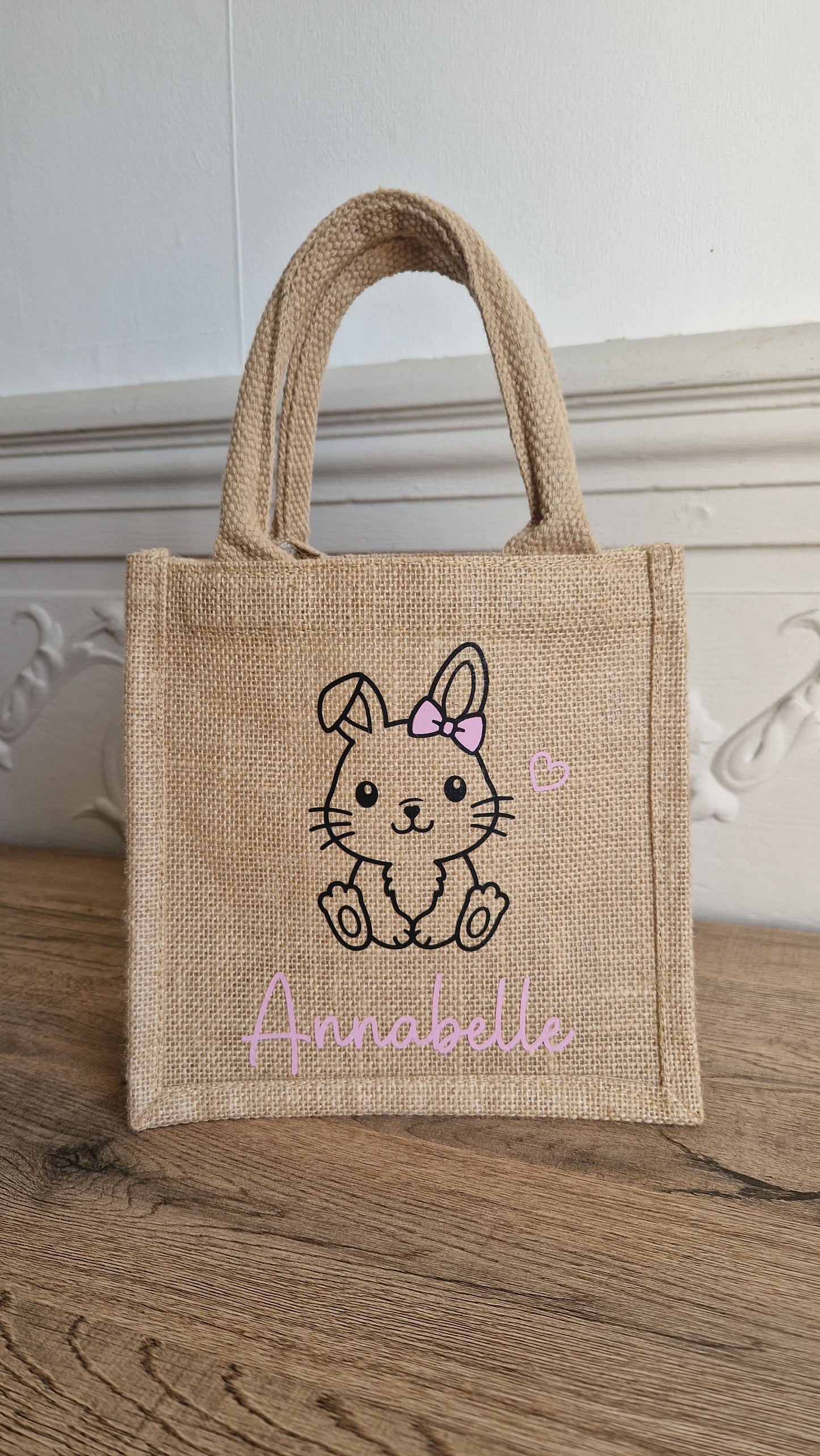 Sac Lapin de pâques - enfant - personnalisé