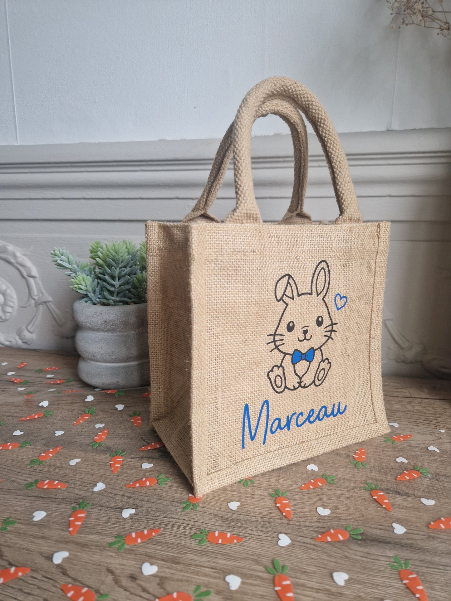 Sac Lapin de pâques - enfant - personnalisé