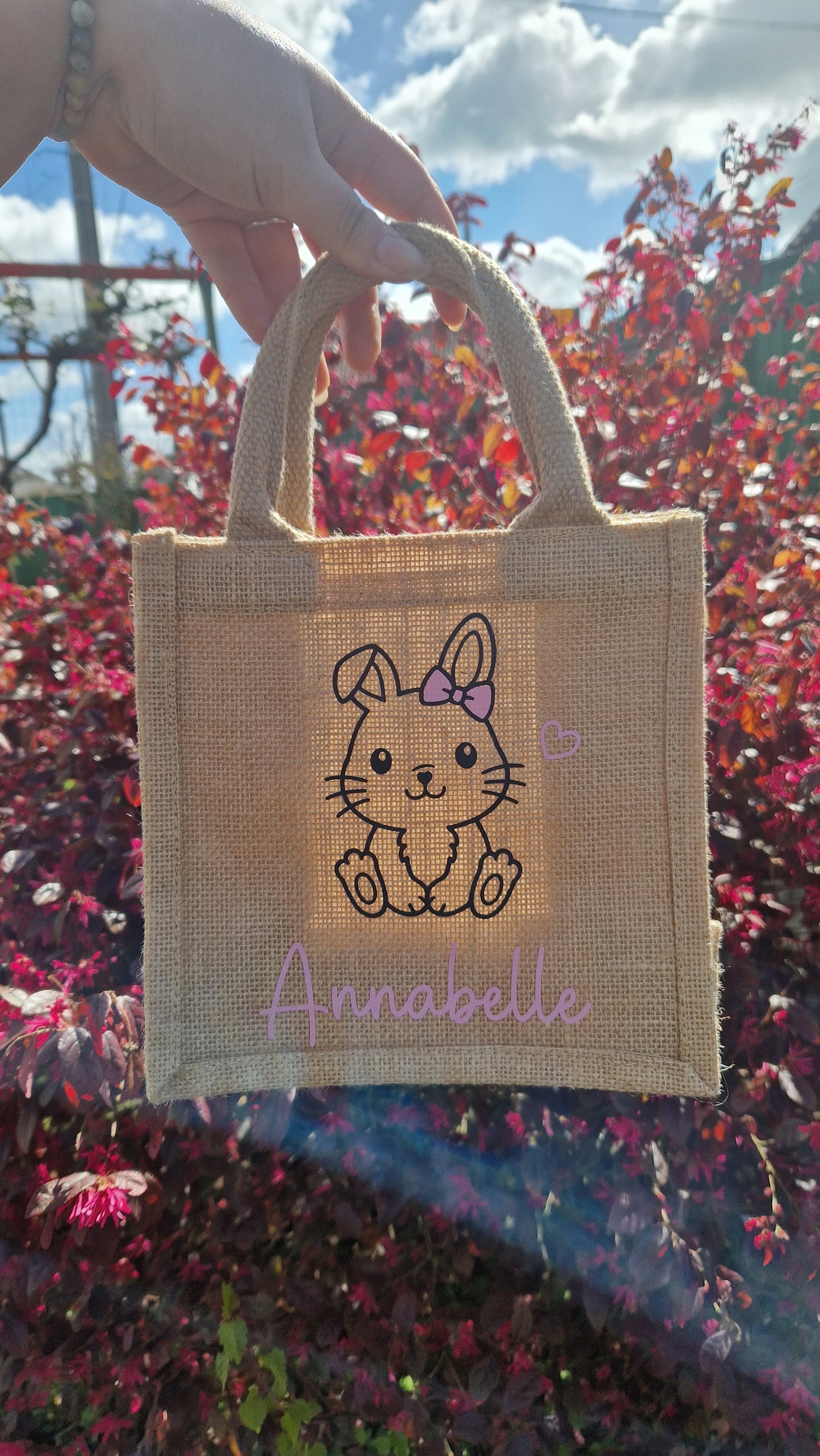 Sac Lapin de pâques - enfant - personnalisé