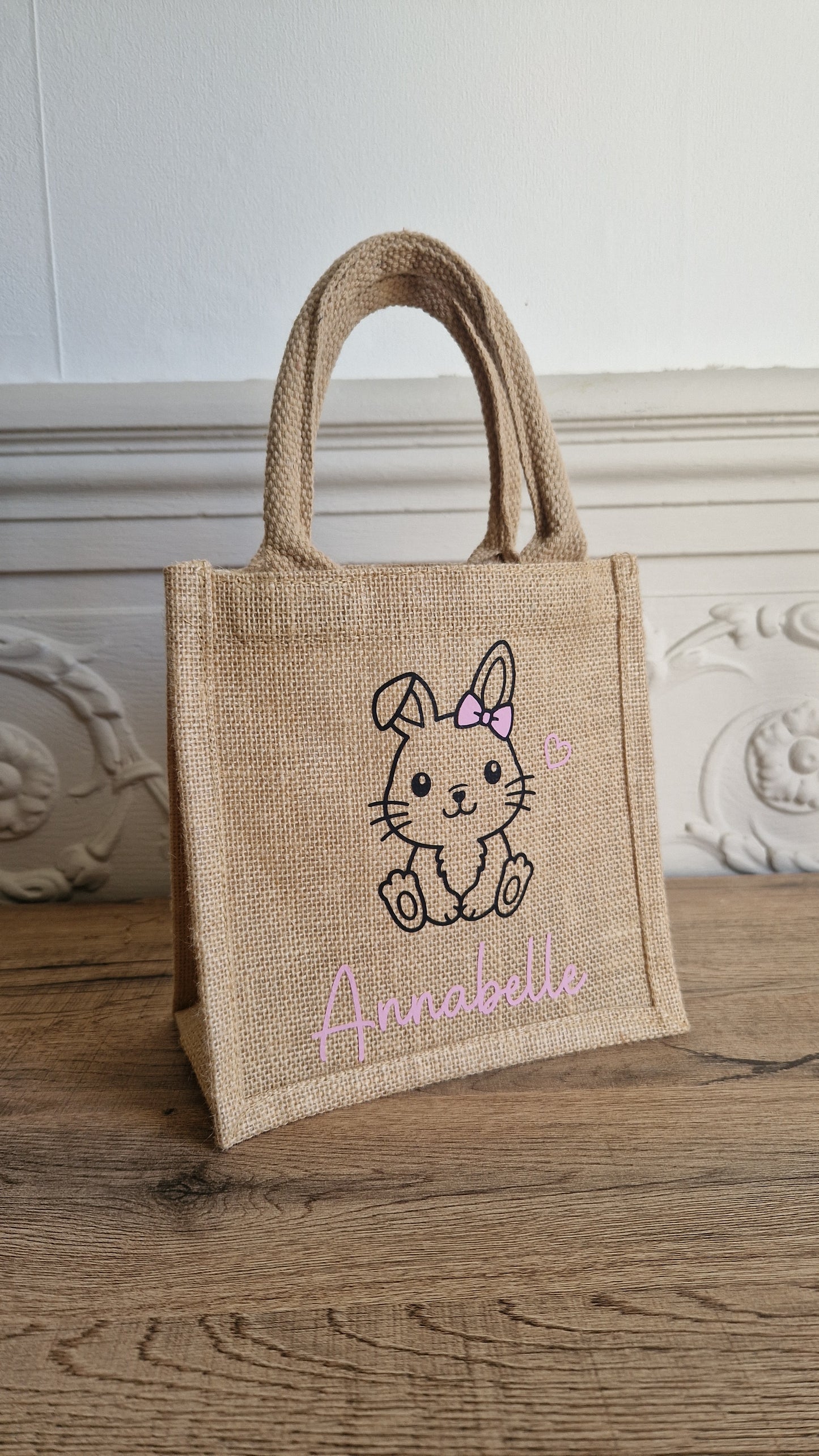 Sac Lapin de pâques - enfant - personnalisé